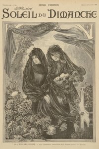 La Toussaint, de la couverture du Soleil du Dimanche, dimanche 4 novembre 1900 - G. Bonnet